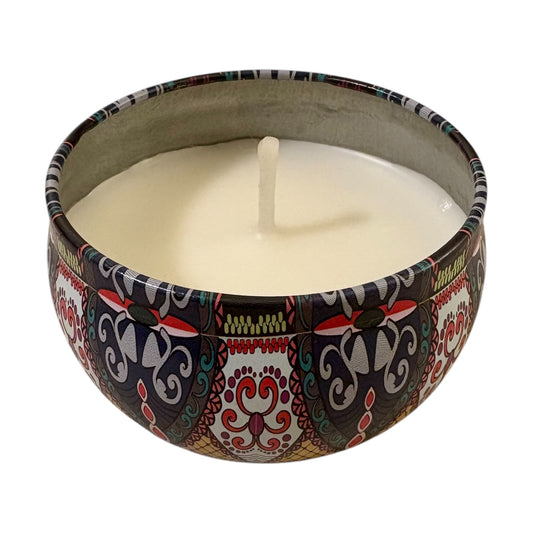 Evergreen Pine Soy Candle, 2.5 oz – Handmade Scented Candle, Travel Tin, Fresh Woodland Gift for Relaxation, Aromatherapy & Holiday Décor